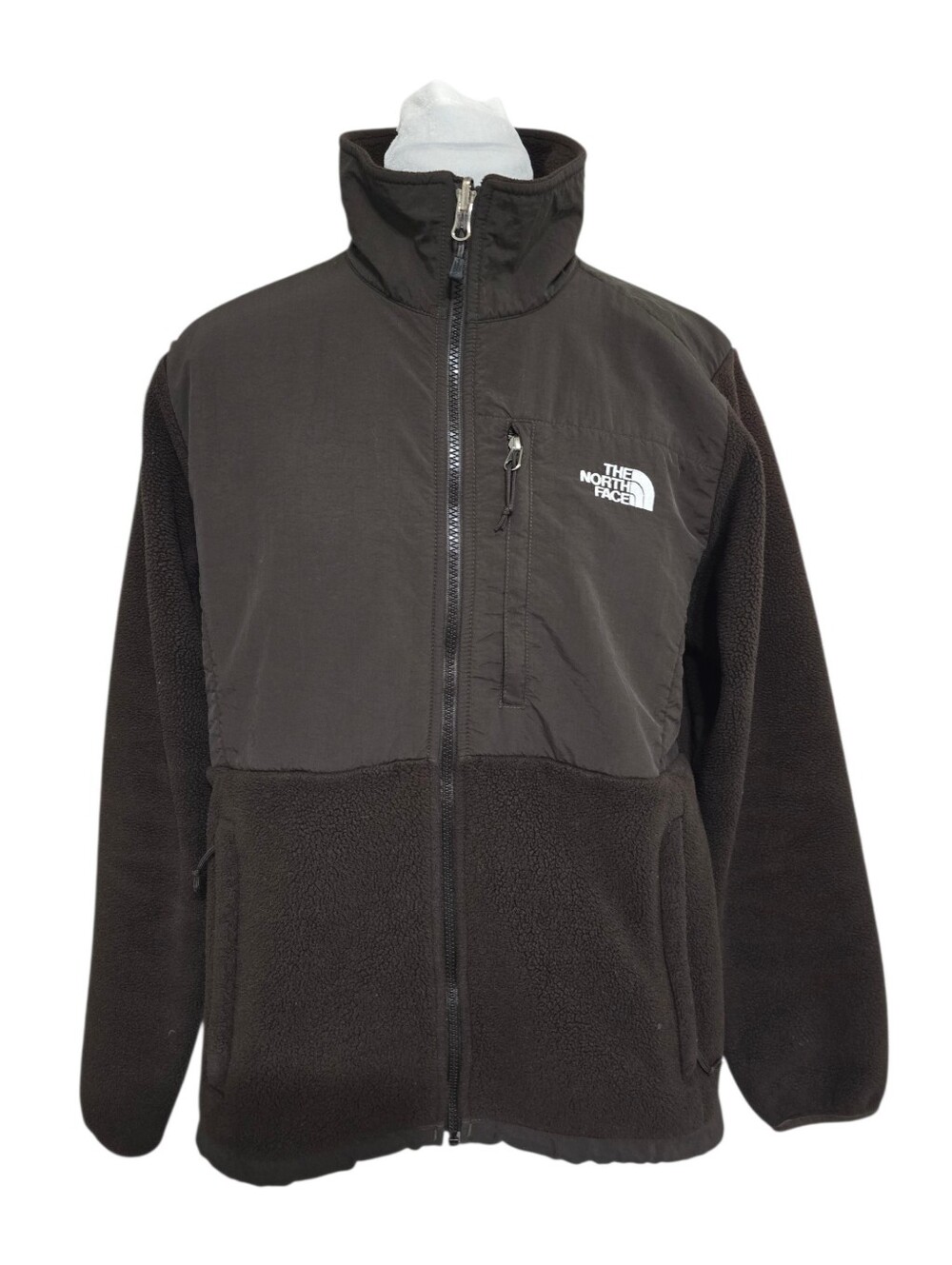 The North Face Womens Retro Denali Jacket Chocolate Brown L Hiking Outdoor Teddy